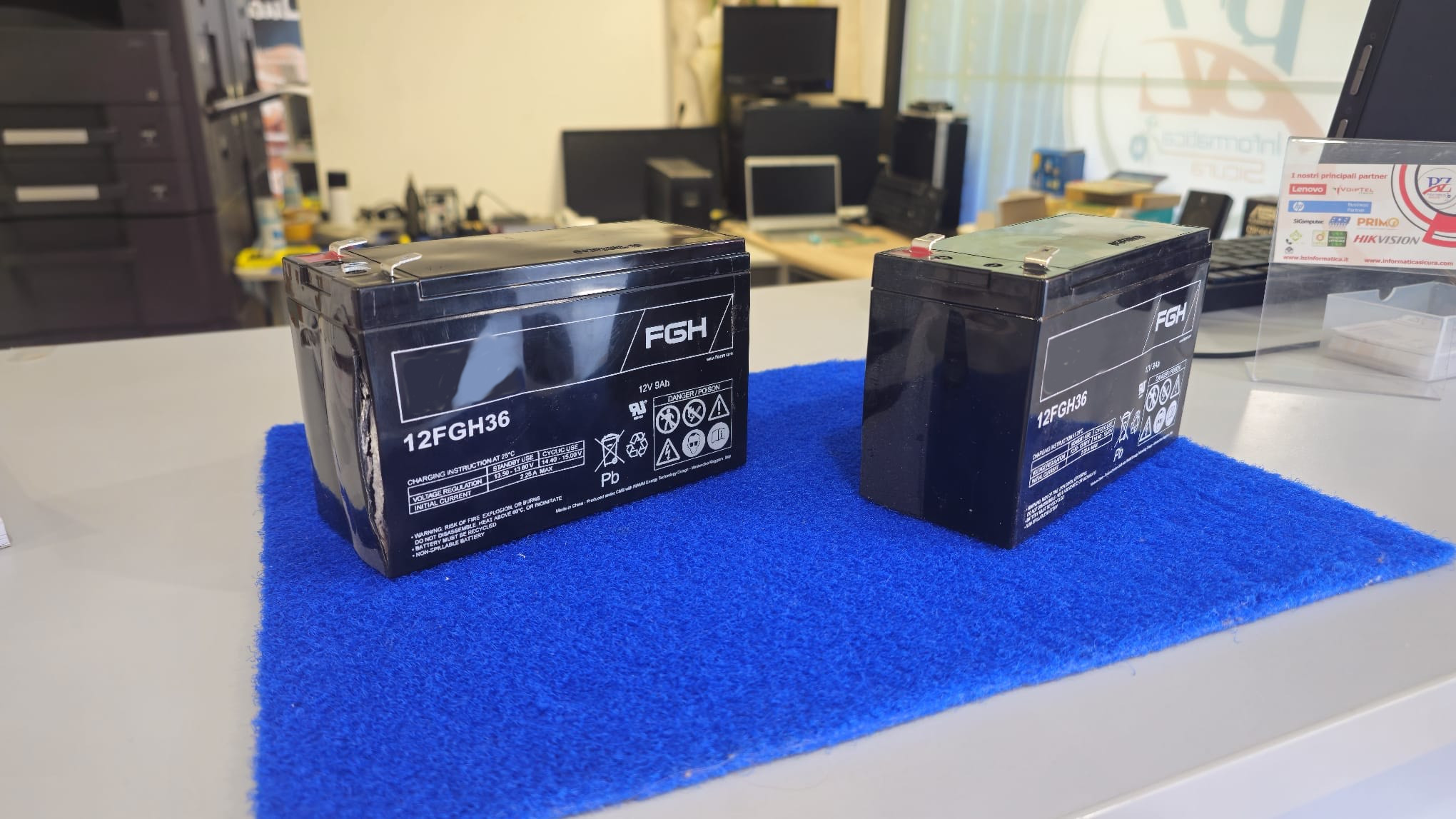 Manutenzione periodica dei gruppi di continuità