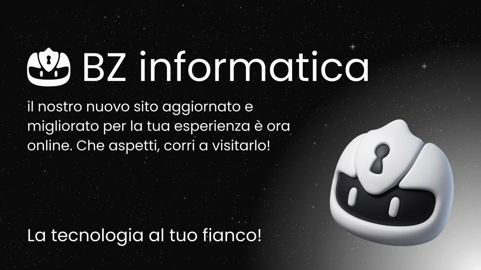 Il nuovo sito di BZ informatica!