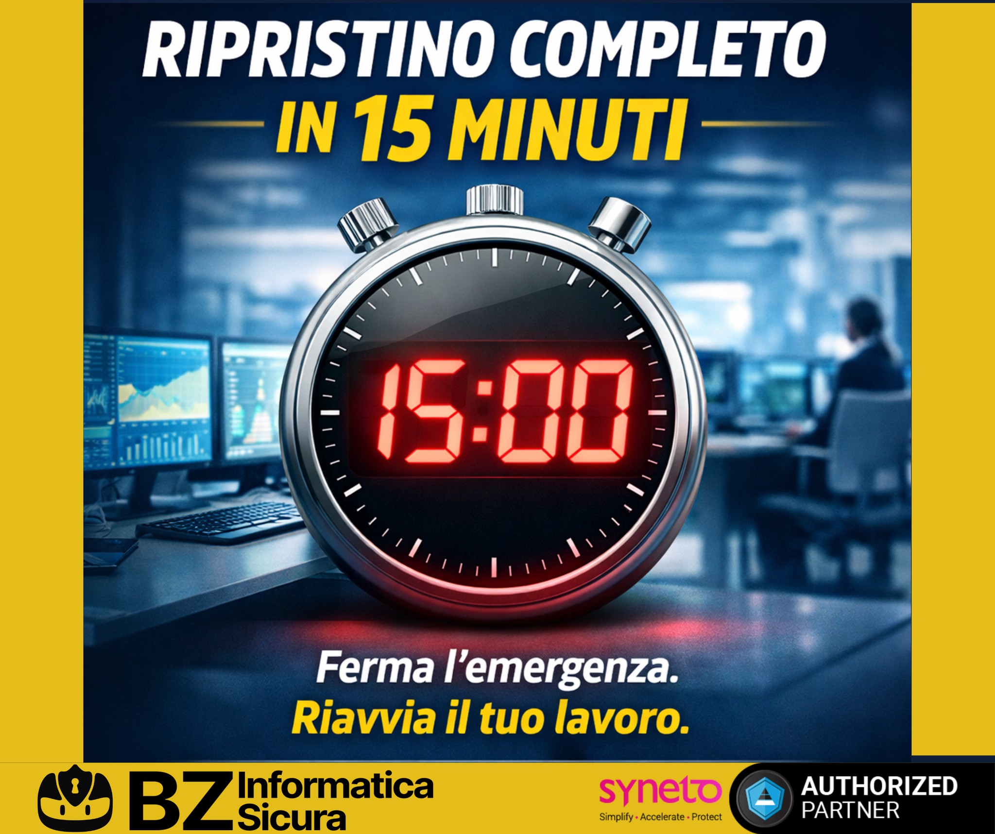 BZ informatica : bastano 15 minuti !